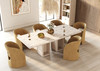 Roma - Modern Travertine Rectangular Dining Table / VGAN-ROMA-DT