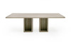 Roma - Modern Travertine Rectangular Dining Table / VGAN-ROMA-DT