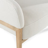 Giselle - Mid-Century Modern Off-White Fabric Accent Chair / VGKK-KF.A2087-NAT