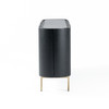 Bowie - Mid-Century Modern Black Oak + Brass Buffet / VGDWJ9941