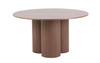 Depew - Mid-Century Modern Walnut Round Dining Table / VGDWJ3646-1-WAL