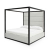 Manhattan - Contemporary Canopy Grey Bed -eastern / VGMA-BR-127-BED-EK