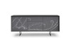 Hawick - Contemporary Dark Grey + Abstract White Paint Buffet / VGVCG2172-GRY