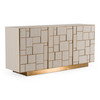 Auer - Mid-Century Modern Cream Ash + Gold Buffet / VGGMW-1603A-CRM