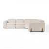 Conrad - Modern Beige Fabric Sectional With 3 Recliners / VGKVKM.856-SND