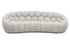 Yolonda - Modern Curved Beige Fabric Sofa / VGEV2126C-SOFA-C-01