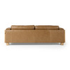 Danson - Modern Tan Leather + Wicker Sofa / VGKK-KF.8036-SOFA-SAND