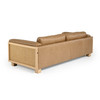 Danson - Modern Tan Leather + Wicker Sofa / VGKK-KF.8036-SOFA-SAND
