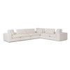 Vicki - Modern Off-White Fabric Modular Armless Seat / VGKK-KF.8033-1.5SEAT-IVORY