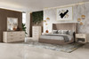 Eastern King Modrest Roma - Modern Taupe Microfiber Upholstered Bed / VGVCBD2305-TPE-EK