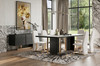 Tasha - Modern Black Ash + Brushed Gold Buffet / VGVCG2308-BUF