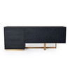 Tasha - Modern Black Ash + Brushed Gold Buffet / VGVCG2308-BUF