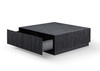 Kenda - Modern Black Oak Square Coffee Table With Storage / VGVCCT2355