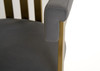 Pontiac - Modern Grey Velvet + Champagne Gold Dining Chair / VGZAY129-GRYG