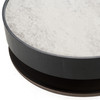 Miranda - Modern Ceramic + Black Oak Round Coffee Table / VGHBN459E
