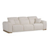 Hagerty - Modern Off-White Fabric Sofa With 2 Power Recliners / VGKV-KM.6035-OW