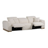 Hagerty - Modern Off-White Fabric Sofa With 2 Power Recliners / VGKV-KM.6035-OW