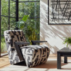 Leana - Modern Black & White Fabric Accent Chair / VGOD-ZW-23073-BLKWHT