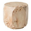 July - Modern Mapa Burl Round End Table / VGOD-LZ-226E-L-END