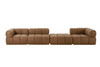Everest - Modern Brown Leather Ottoman / VGOD-ZW-23118-OTT