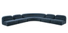 Forman - Modern Blue Fabric Modular Armless Sectional Seat / VGOD-ZW-23029-ARM