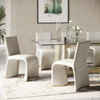 Kenda Contemporary Grey and Brushed Gold Dining Chair (Set of 2) / VGVCB098-GRY