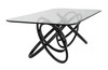 Mason Modern Glass & Black Ash Dining Table / VGCSDT-16092-BLK