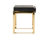 Rothsay - Modern Wenge + Gold Nightstand / VGVC-N096A