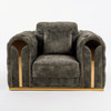 Dosie - Transitional Grey Velvet Chair / VGBN-S-9368-CHR-GRY