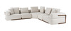 Simone - Modern Off-White Fabric Sectional Sofa / VGCS-SF-23083