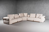 Simone - Modern Off-White Fabric Sectional Sofa / VGCS-SF-23083