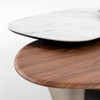 Robson - Modern Ceramic + Walnut Coffee Table / VGCS-CT-23098