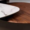 Robson - Modern Ceramic + Walnut Coffee Table / VGCS-CT-23098