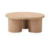 Babson - Modern Natural Oak Round Coffee Table / VGMF-V7152-NAT