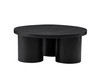 Babson - Modern Black Oak Round Coffee Table / VGMF-V7152-BLK