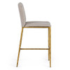 Atlanta - Modern Beige Fabric & Brass Counter Chair / VGMY-3739-26-BGE