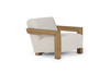 Dalhart - Modern Beige Fabric + Grey Wash Wood Accent Chair / VGMY-2813-BGE