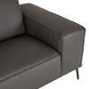 Soho - Italian Left Facing Grey Nirvana Fume Leather Sectional Sofa / VGDTSOHO-LAF-GRY-SECT-SOFA
