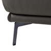 Soho - Italian Left Facing Grey Nirvana Fume Leather Sectional Sofa / VGDTSOHO-LAF-GRY-SECT-SOFA
