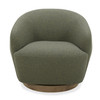 Agatha - Modern Hemp Fabric Swivel Accent Chair / VGKK-KF.A1203-HEMP