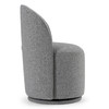 Correa - Modern Grey Fabric Swivel Dining Chair / VGKK-KF.Y1179-GRY
