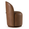Correa - Modern Brown Vegan Leather Swivel Dining Chair / VGKK-KF.Y1179-BRN