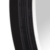 Cirque - Modern Black Ash Round Mirror / VGVC-J2368-M