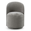 Correa - Modern Dove Grey Fabric Swivel Dining Chair / VGKK-KF.Y1179-DOVE