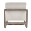 Wilber - Modern Off-White Fabric + Grey Wood Accent Chair / VGVC-S2305A-WHT