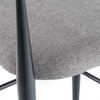 Buchtel - Mid-Century Modern Medium Grey + Gold Arm + Black Bar Chair / VGDW-J1314-MEDGRY