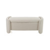 Erin - Modern Cream Fabric Storage Ottoman Bench / VGRH-RHT-722-CRM