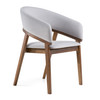 Truman - Mid-Century Modern Grey + Walnut Dining Chair / VGMA-MI-1240
