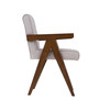 Joseline - Modern Beige Fabric + Walnut Dining Chair (Set of 2) / VGMA-MI-1233-DC-BGE