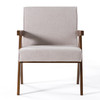 Joseline - Modern Beige Fabric + Walnut Accent Chair (Set of 2) / VGMA-MI-1283-BGE